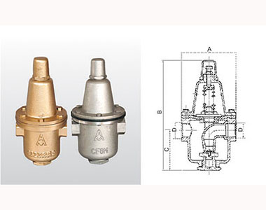 埃美柯可調式減壓閥701/8701結構圖